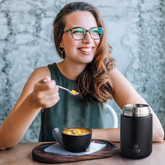 Hot Lunch in Food Flask