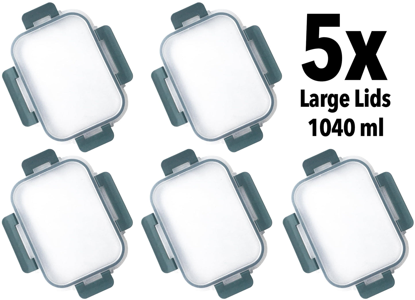 Replacement Lid_ 1040 ml_ pack of 5
