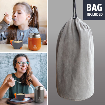 Food Flask-730 ml- Grey