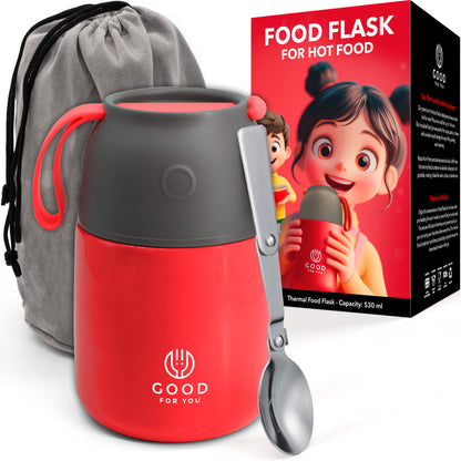 Food Flask For kids-Red 530 ML