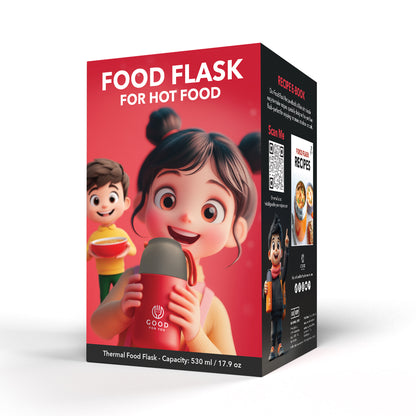 Food Flask For kids-Red 530 ML