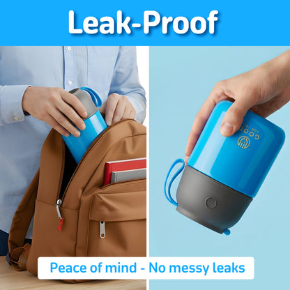 Food Flask For Kids- Blue 530 ML